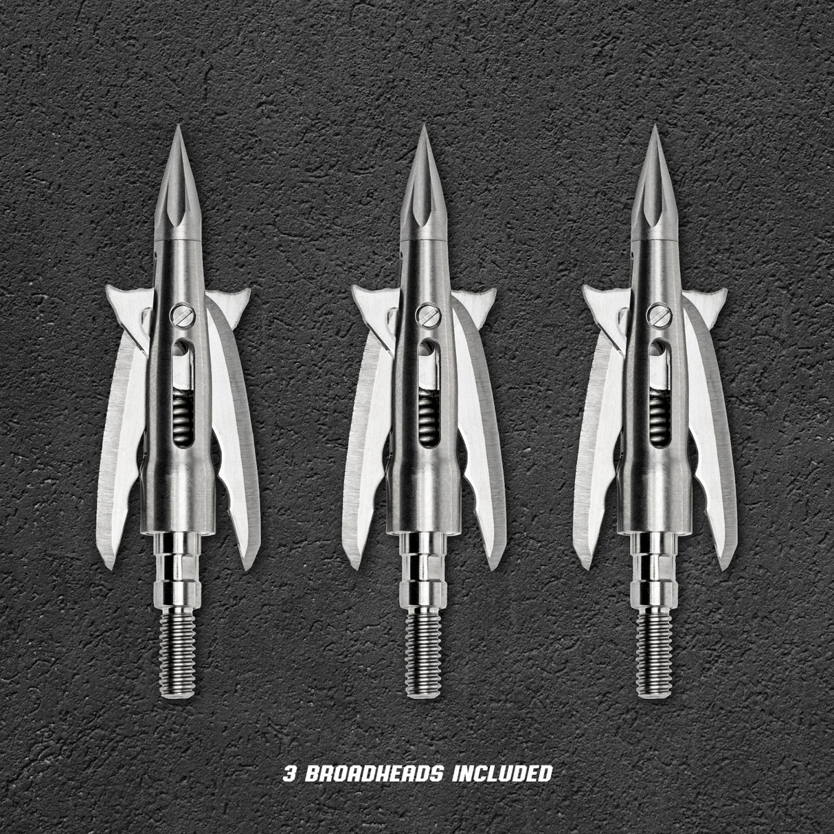 2.0IN 150G Stainless Steel Broadhead - 3 Pack