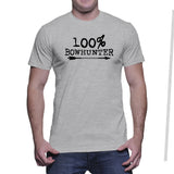 100% Bowhunter Mens Tee - grey